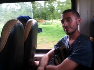 No picture of Ashes yet, so here is Matt, on his last bush taxi ride in Burkina. He was her dad, but he abandoned her :) 